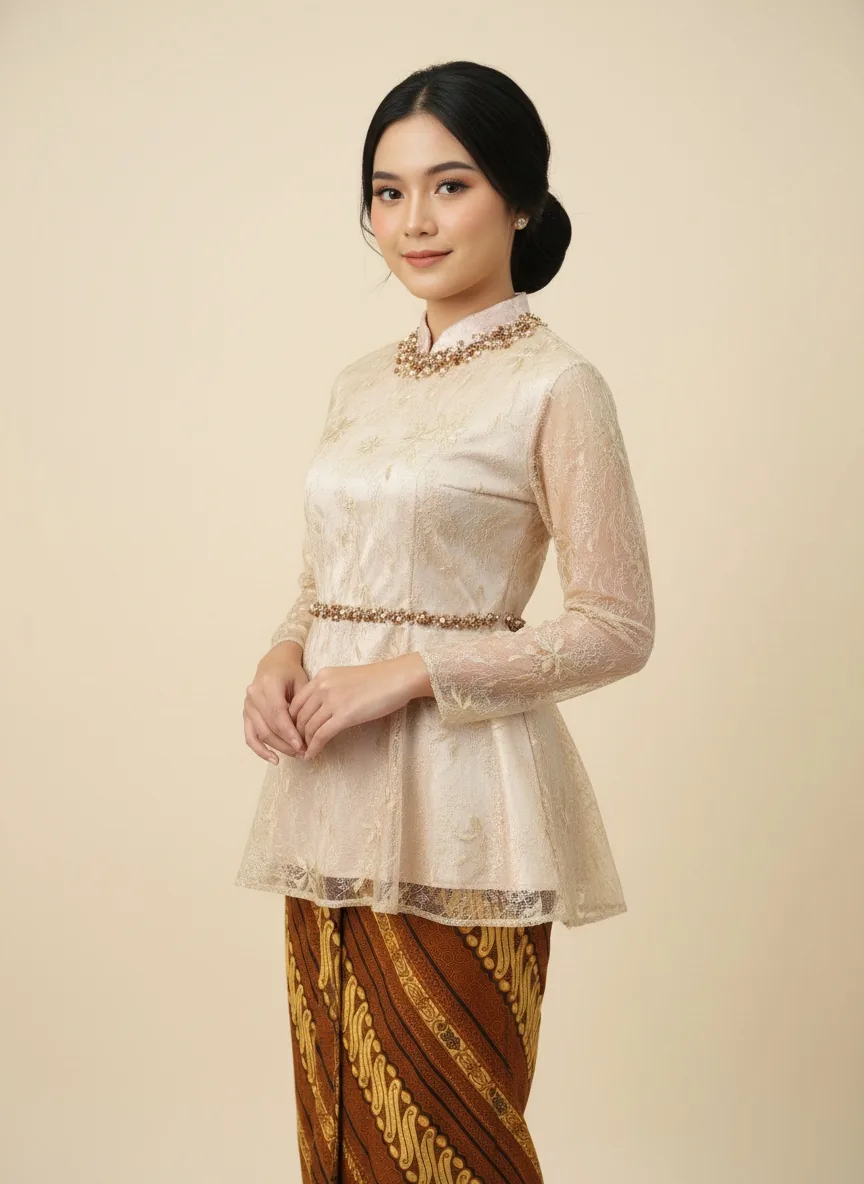 Kebaya Brokat Gading