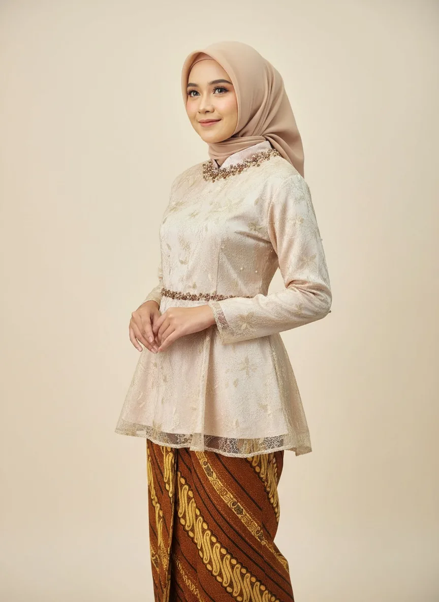 Kebaya Brokat Gading